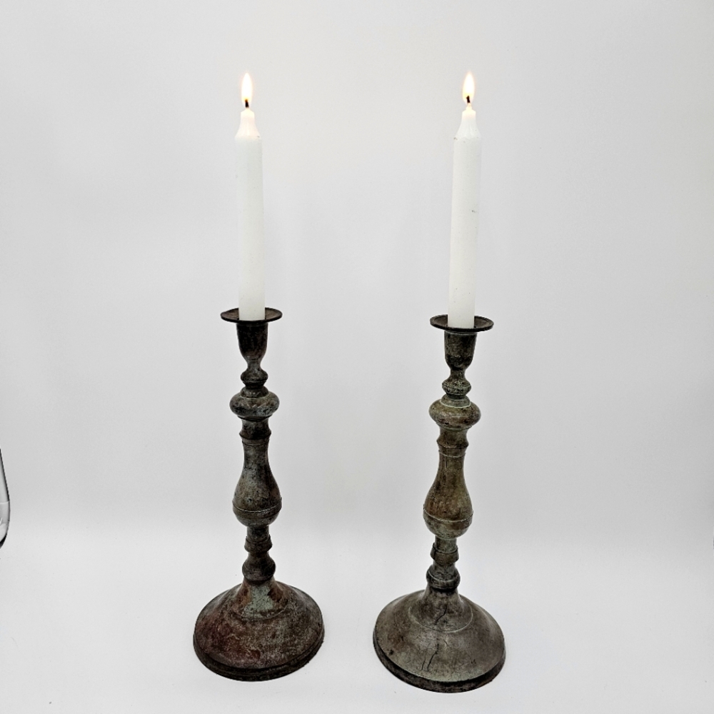 Pair of vintage candlesticks,